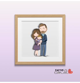 Ritratto illustrato family